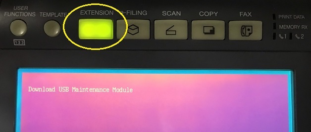 Cài firmware cho máy photocopy Toshiba