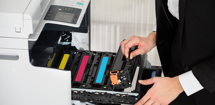 đổ mực máy photocopy xerox