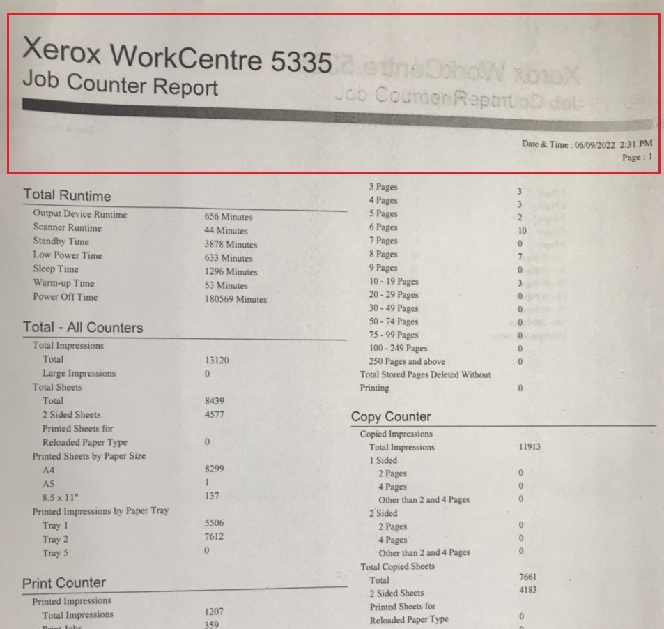 nháy chữ máy photocopy xerox