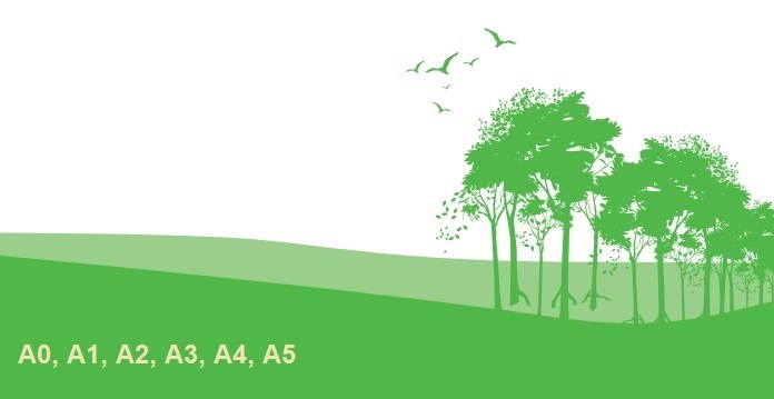 Kích thước khổ giấy A0, A1, A2, A3, A4, A5 trong in ấn