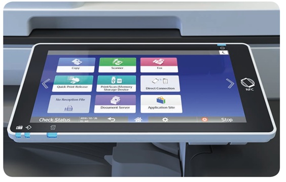 màn hình cảm ứng máy photocopy ricoh