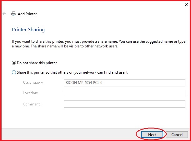 Cách share máy photocopy