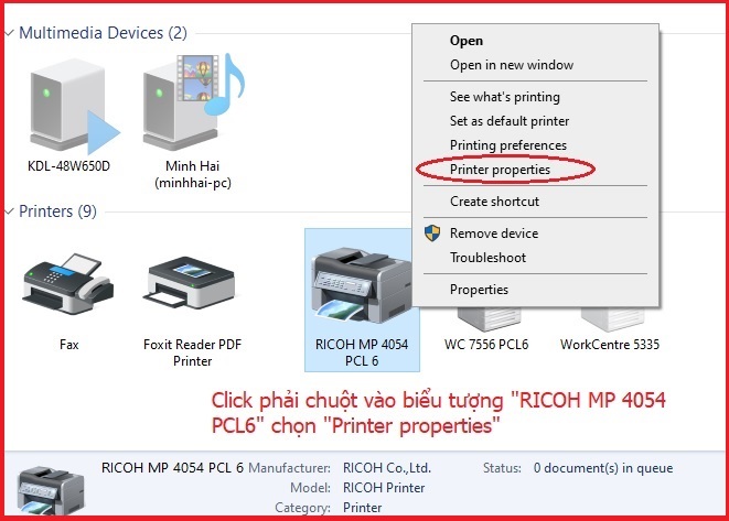 hướng dẫn cài máy photo ricoh