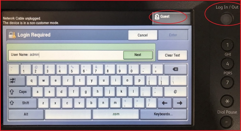Cách xem IP máy photo