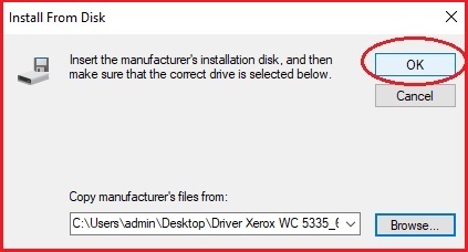 Cài đặt máy in Xerox WorkCentre 5325
