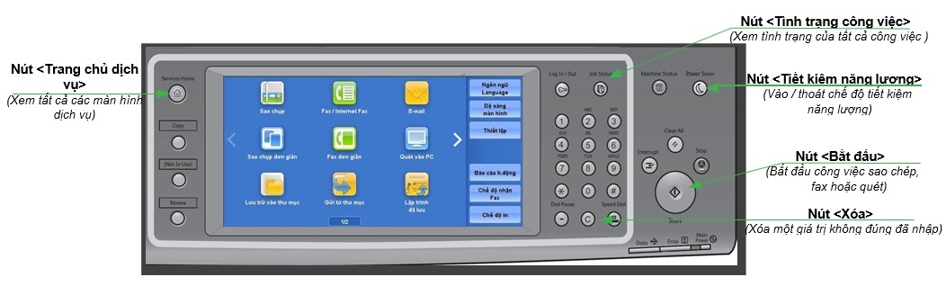 Hướng dẫn sử dụng máy photocopy Fuji Xerox DocuCentre-V 4070