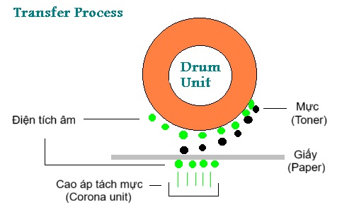 Cao áp chuyển in máy photocopy